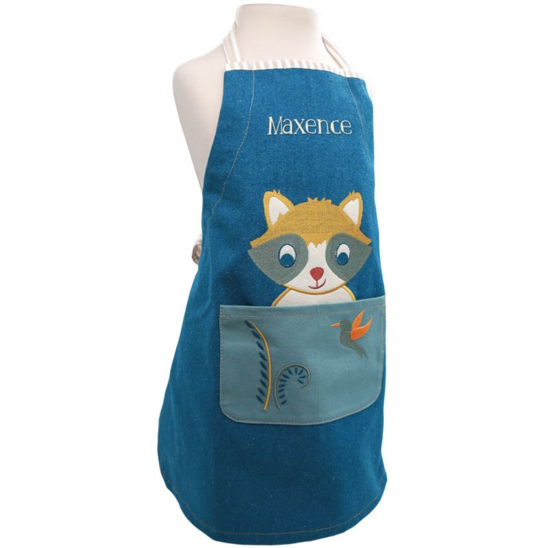 Tablier Tchikis 3 Raton Laveur personnalisable (2-6 ans) L'oiseau bateau Produit 3