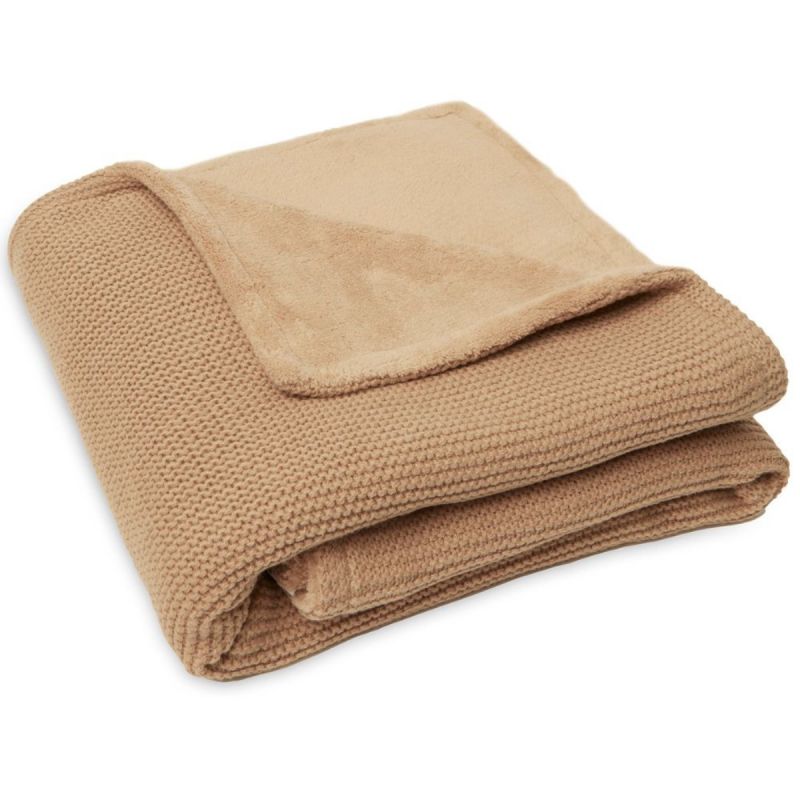 Couverture polaire tricotée Basic Knit Biscuit (75 x 100 cm) Jollein Produit 1 grande taille