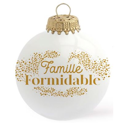 Boule de Noël Famille formidable  par Baubels