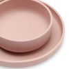 Coffret repas en silicone rose pâle  par Jollein