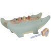 Banc à marteler crocodile en bois Safari Friends Little Dutch Produit 8