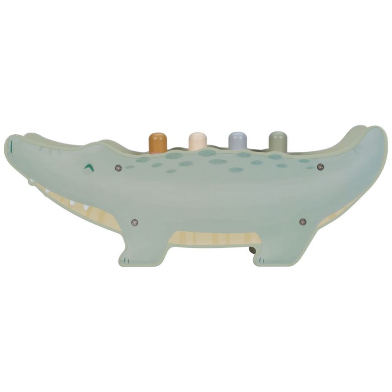 Banc à marteler crocodile en bois Safari Friends Little Dutch Produit 7