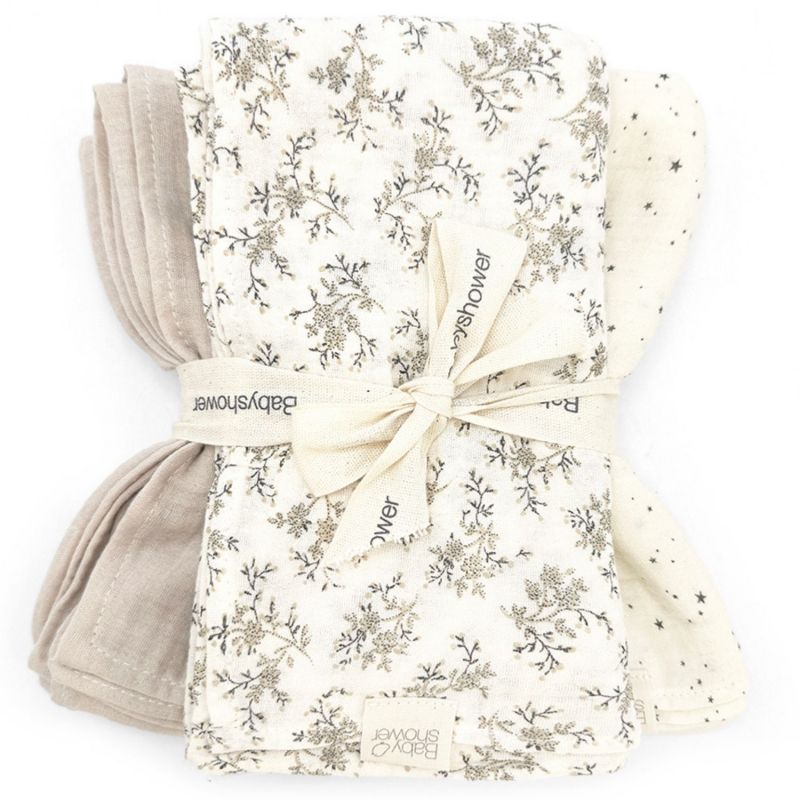 Lot de 3 langes Miley (70 x 70 cm) Babyshower Produit 1