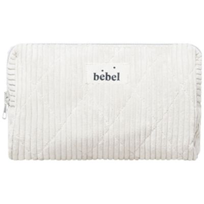 Trousse de toilette mini Velours écru  par BEBEL