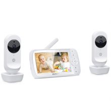 Moniteurs bébé vidéo EASE 35 twin avec écran 5  par Motorola