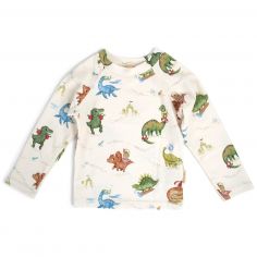 T-shirt anti-UV manches longues Dino beach (1-2 ans) - Filibabba