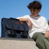 Cartable A4 primaire Navy Orange Stitching (38 cm) Caméléon Ambiance 2