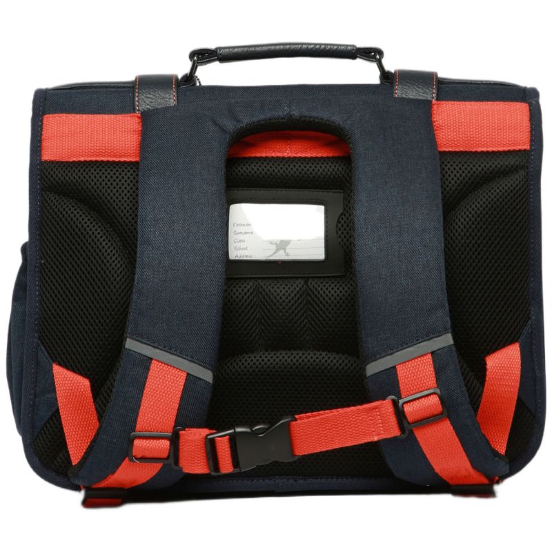 Cartable A4 primaire Navy Orange Stitching (38 cm) Caméléon Produit 3