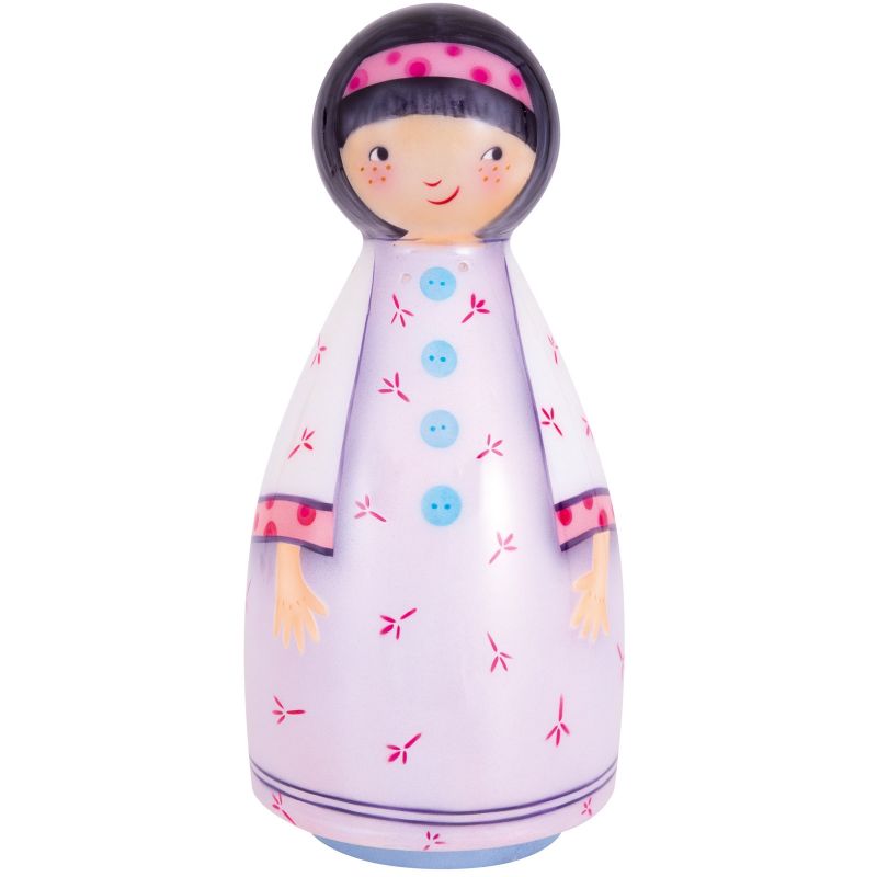 Lampe veilleuse musicale Gamine parme L'oiseau bateau