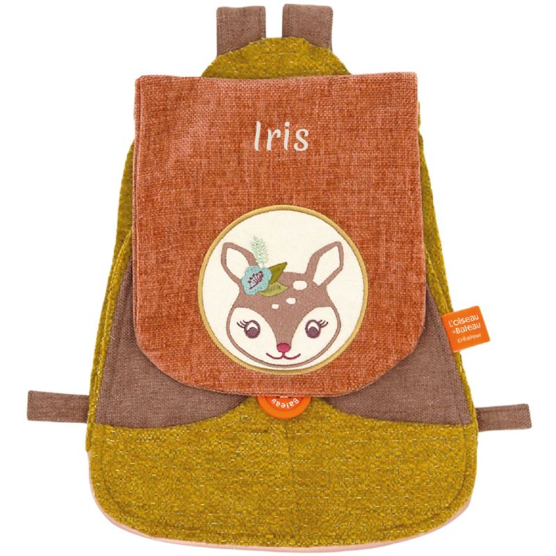 Sac à dos Tchikis 3 Mme Faon (personnalisable) L'oiseau bateau Produit 1