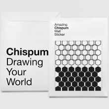 Stickers muraux hexagone  par Chispum