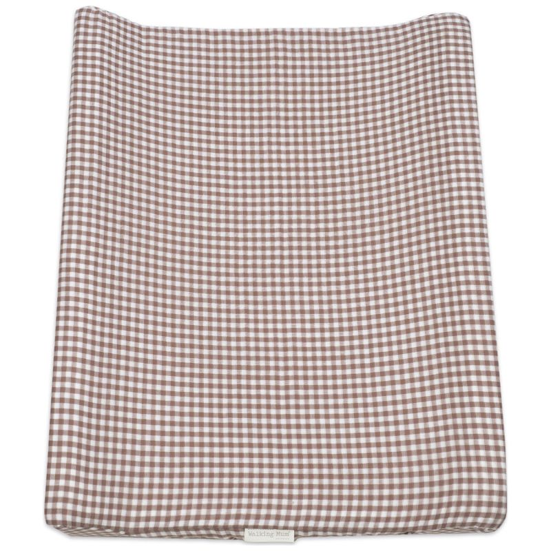 Matelas à langer avec housse Home Praliné Vichy Moka Walking Mum Produit 2