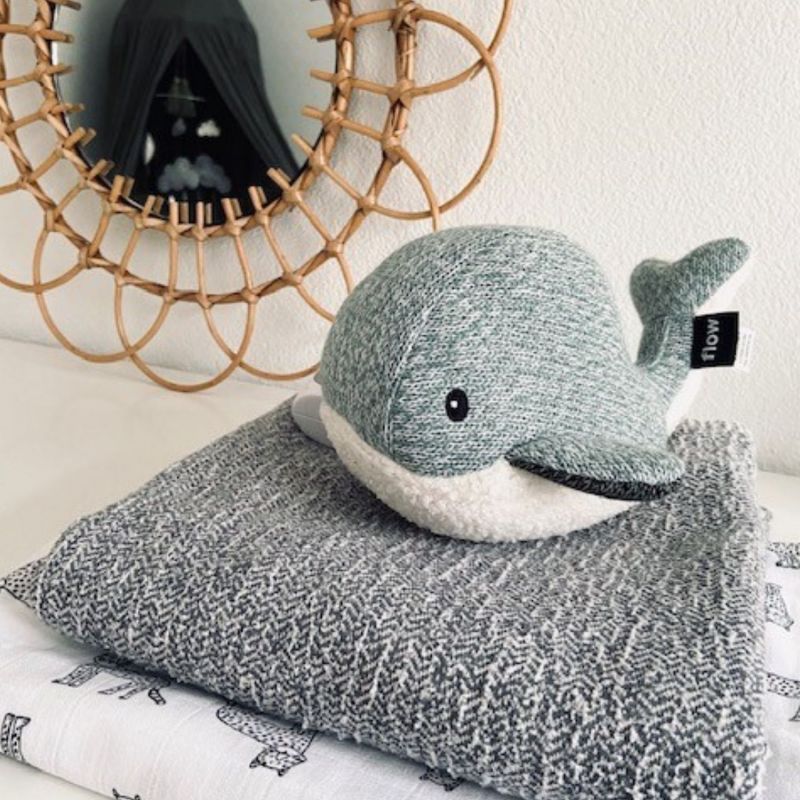 Peluche bruit blanc rechargeable baleine Moby vert - Reconditionné FLOW Produit 7