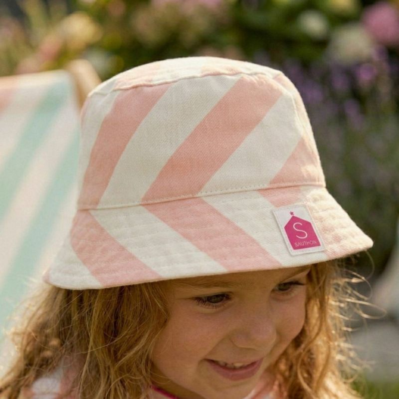 Bob bébé à rayures Roses Pop (9 mois et +) Sauthon Ambiance 1