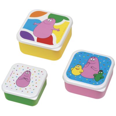 Lot de 3 boîtes à goûter Barbapapa Petit Jour Paris