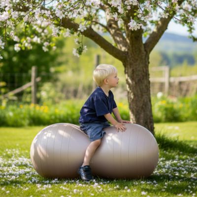 Balle sauteuse cacahuète Lion