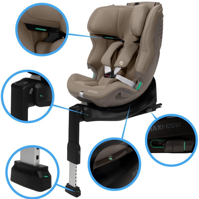 Siège auto Emerald 360 Plus Authentic Truffle (groupe 0-1-2-3) Maxi-Cosi Produit 4