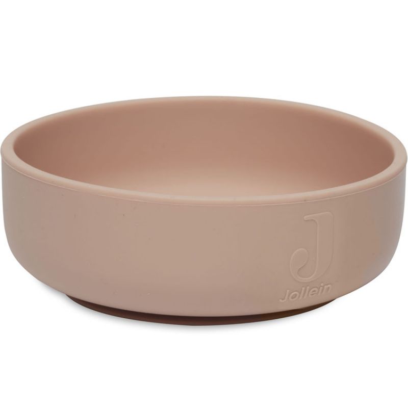 Bol en silicone à ventouse Pale Pink Jollein
