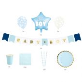 Kit décoration Baby Shower ''It's a boy'' (49 pièces)