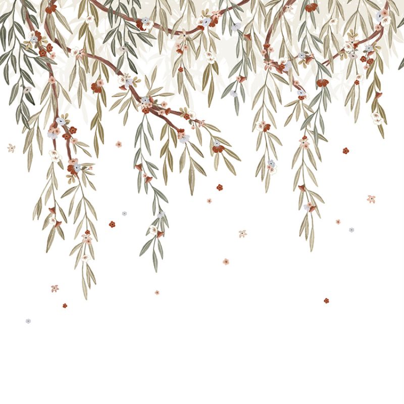 Fresque murale Eucalyptus Blooming (200 x 248 cm) Lilipinso