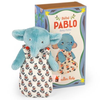 Bébé Pablo L'éléphant Les Minouchkas (14,5 cm) Moulin Roty