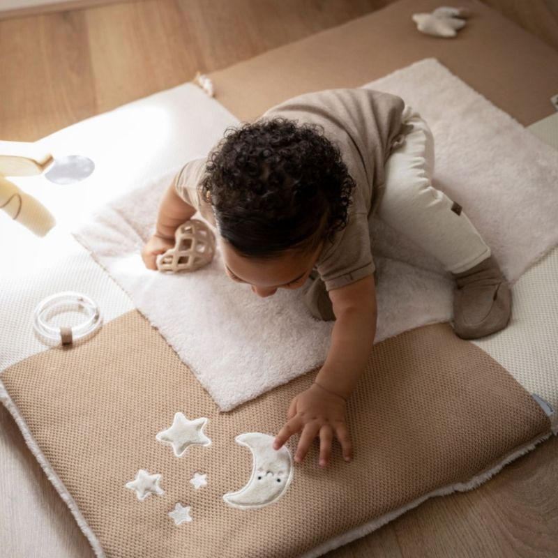 Tapis de jeu Heaven Clay-Warm Linen (75 x 95 cm) Baby's Only Ambiance 5