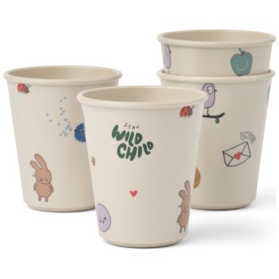 Lot de 4 gobelets Lana Tamtam-Sandy