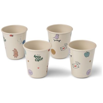 Lot de 4 gobelets Lana Tamtam-Sandy