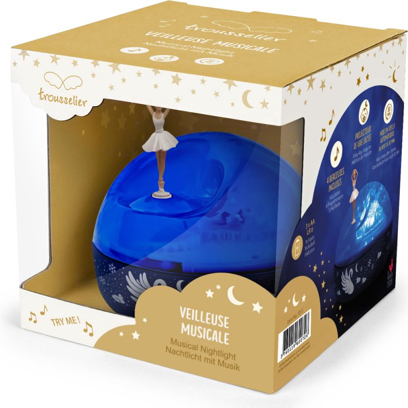 Projecteur musical d'Aurores Boréales Le Lac des Cygnes Trousselier Packaging 3