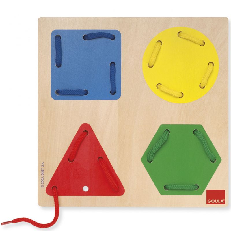 Jeu de laçage Formes Géométriques Goula