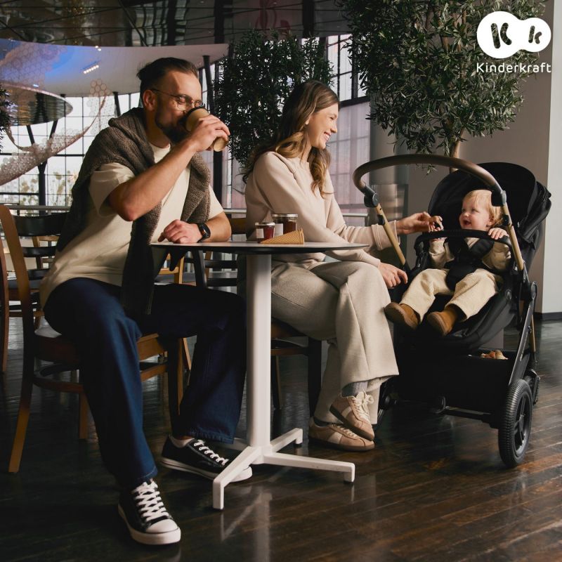 Poussette 3 en 1 Moov 2 XL Pure Black Kinderkraft Produit 7
