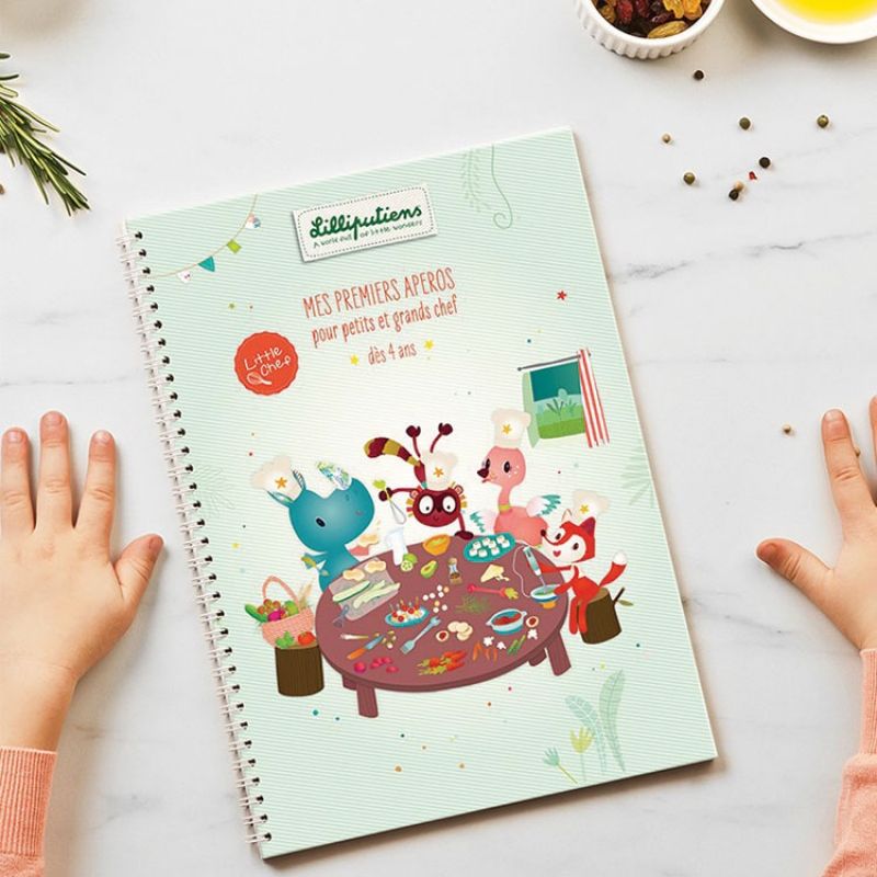 Livre de recettes Mes premiers apéros Little Chef Lilliputiens