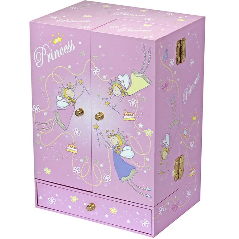 Armoire à bijoux musicale princesse Trousselier