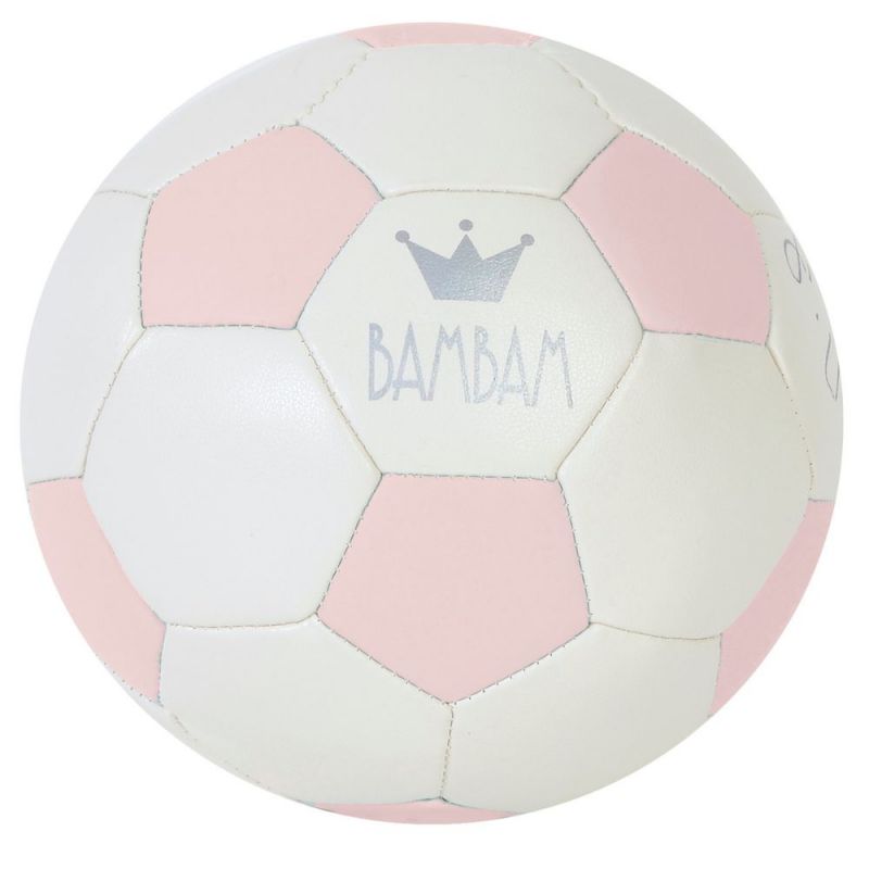 Petit ballon de football Rose (11 cm) BAMBAM