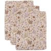 Lot de 3 gants de toilette en gaze de coton Flower Fairies - Jollein