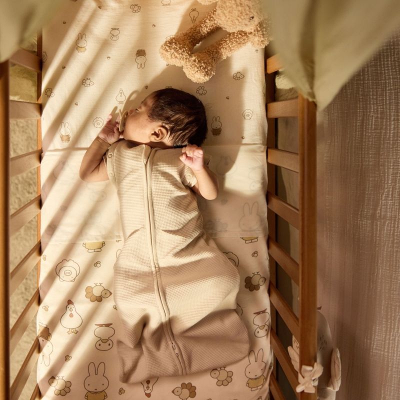 Gigoteuse légère Cocoon Little Waffle Sand (0-3 mois) Jollein Ambiance 5