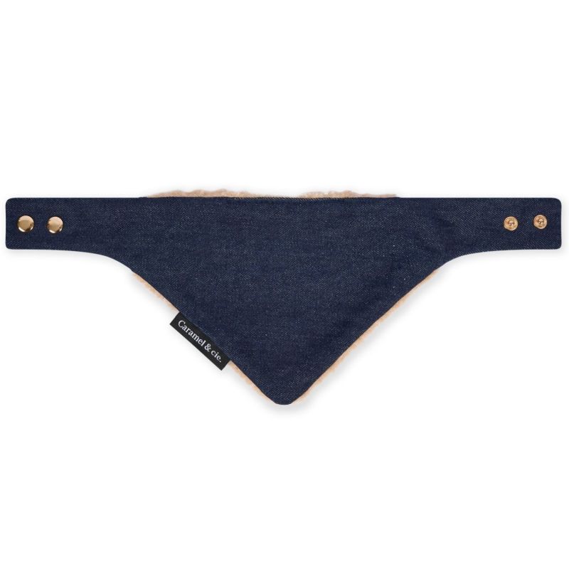 Bandana pour animaux Light Blue Denim Caramel & Cie Produit 1