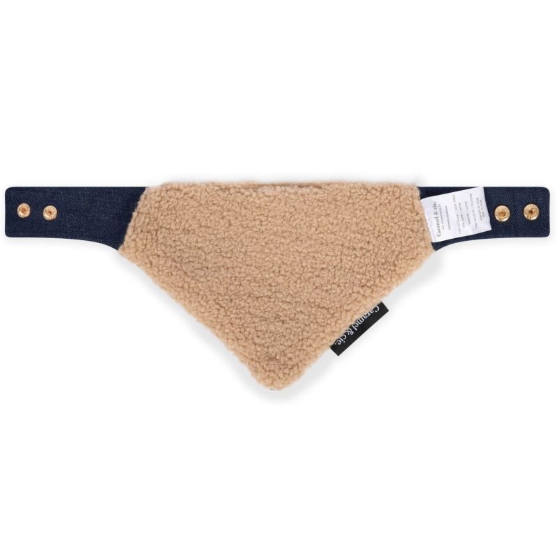 Bandana pour animaux Light Blue Denim Caramel & Cie Produit 3