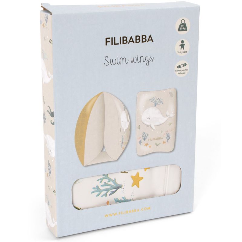 Brassards Alfie Les contes de Christian la Baleine Filibabba Packaging 3