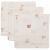 Variation Ecru, beige, marron du produit Lot de 3 mini langes en gaze de coton Animal Friends (31 x 31 cm) de la marque Jollein