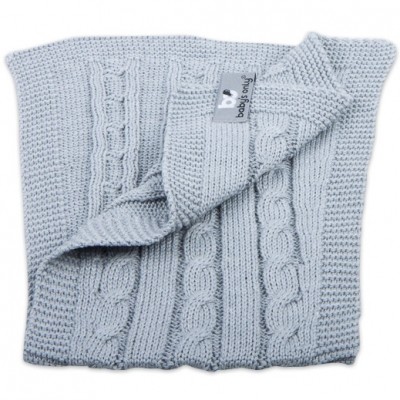 Bavoir protection d'épaules Cable Uni gris Baby's Only