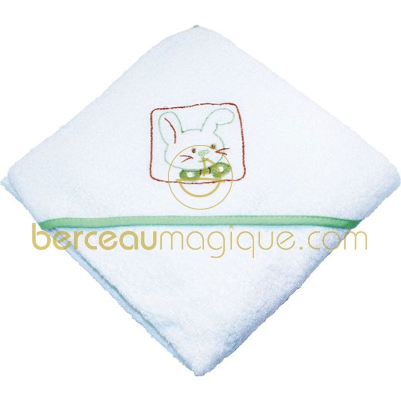 Sortie de bain vert (80 x 80 cm) Babycalin