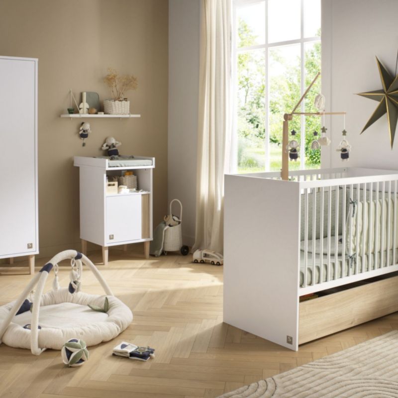 Lit bébé Paloma (60 x 120 cm) Sauthon mobilier Ambiance 4