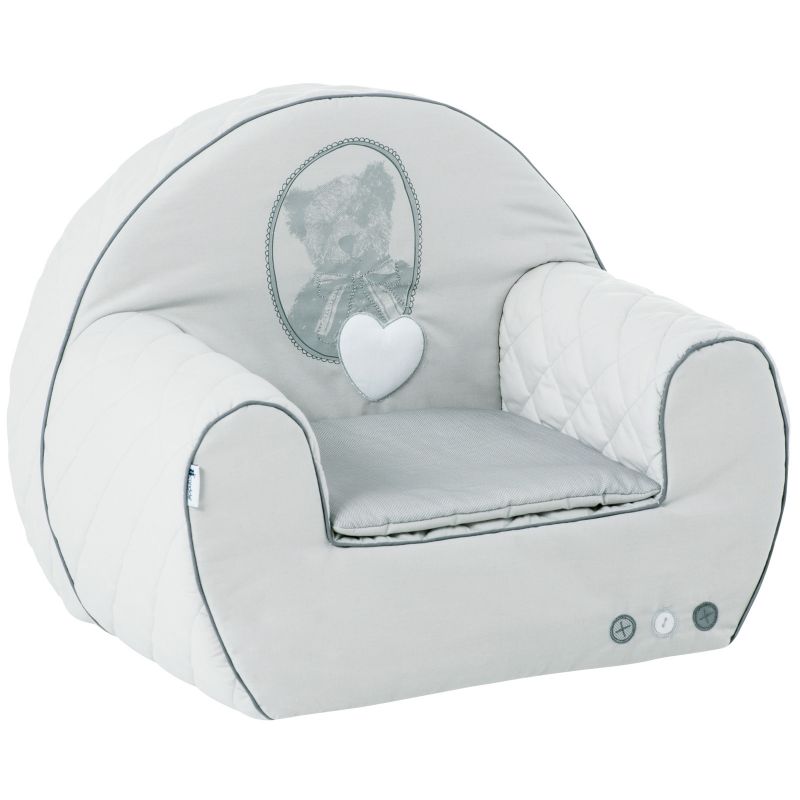 Fauteuil club déhoussable avec coussin The original  Candide