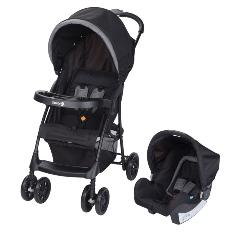 Pack duo poussette + cosy Taly Black Chic Safety 1st