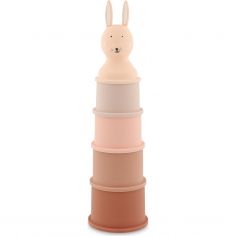 Jouets de bain gobelets empilables Mrs. Rabbit (5 pièces) - Trixie