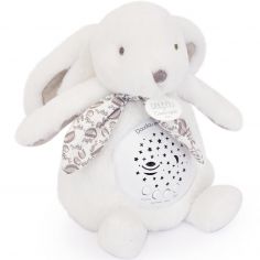 Veilleuse musicale projections d'étoiles blanc (24 cm) - Doudou et Compagnie