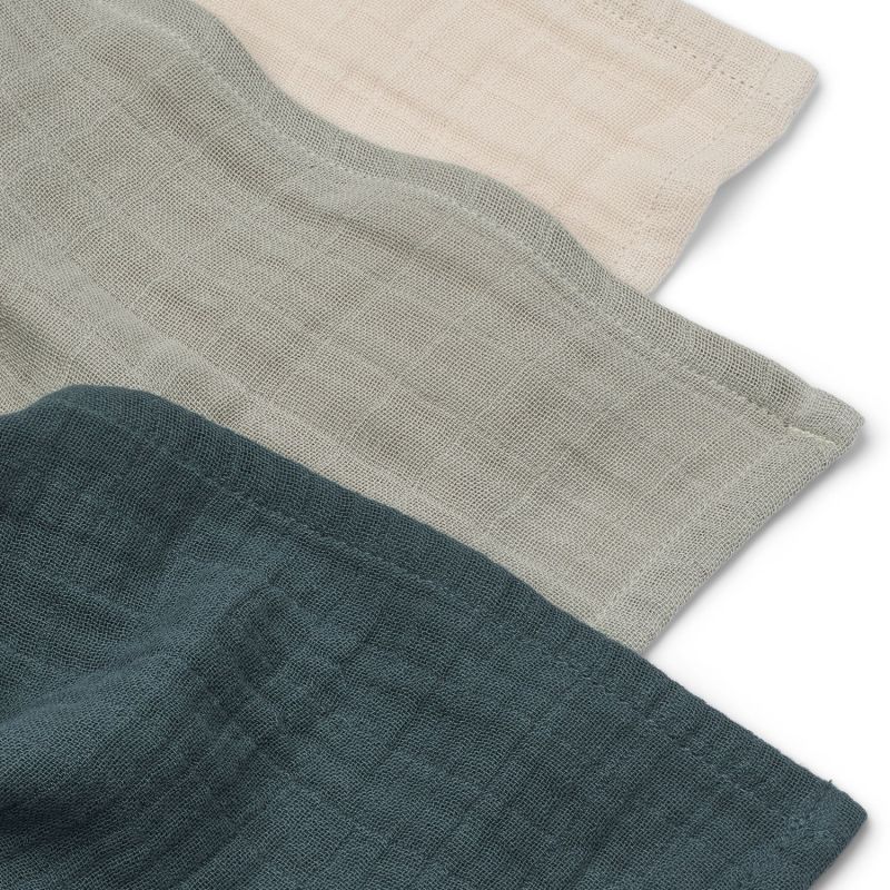 Lot de 3 langes Lewis Dove Blue Mix (65 x 65 cm) Liewood Produit 2