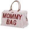 Sac à langer Mommy Bag rayures nude/terracotta  par Childhome