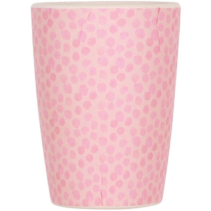 Gobelet en bambou rose Pink Love Maé